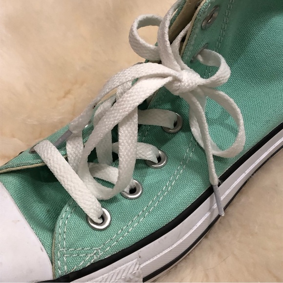 CONVERSE All-Star Mint Green Hi Top - Picture 6 of 11